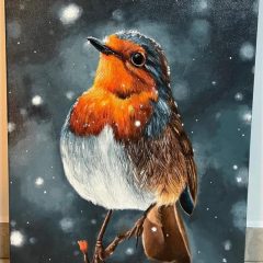 Pajaro en Invierno