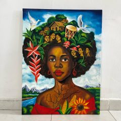 Soy palenque (PINTURA ÓLEO SOBRE LIENZO A COLOR 60 x 80)